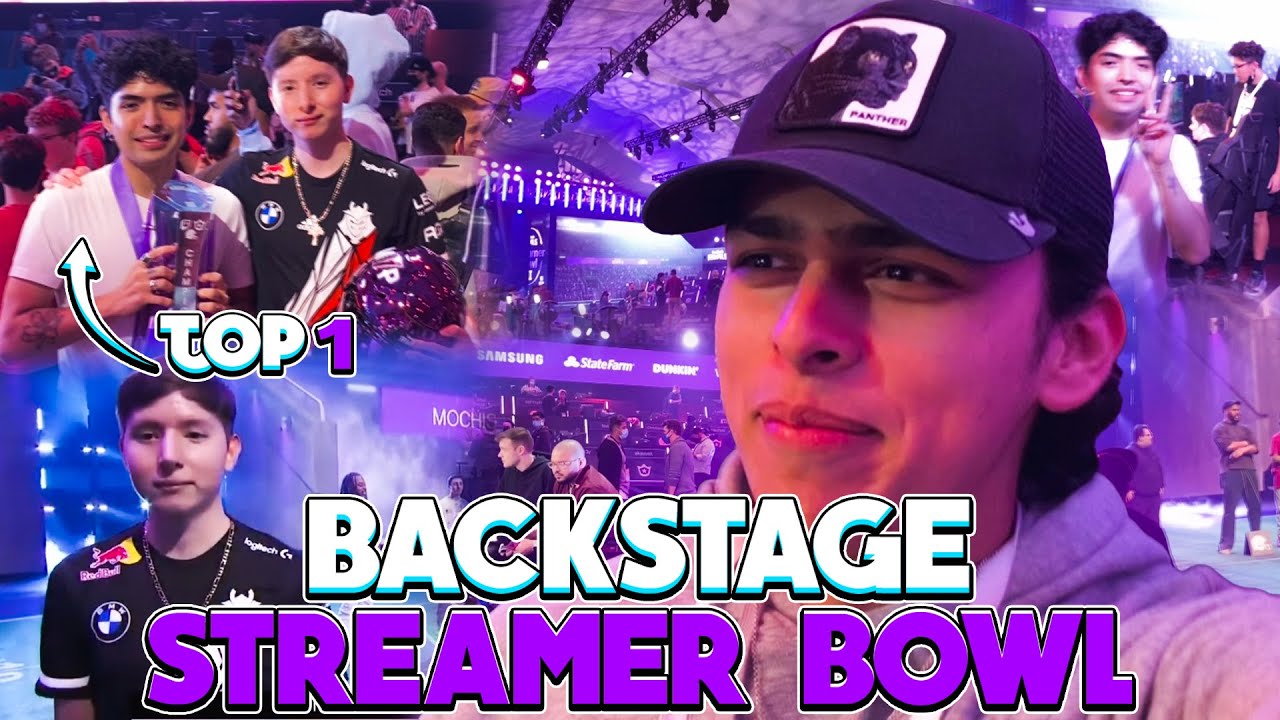 ASI ES VIVIR UN TORNEO DE PRO PLAYERS DE TWITCH 🎮 | Lo que no viste del Evento Streamer Bowl 🎫