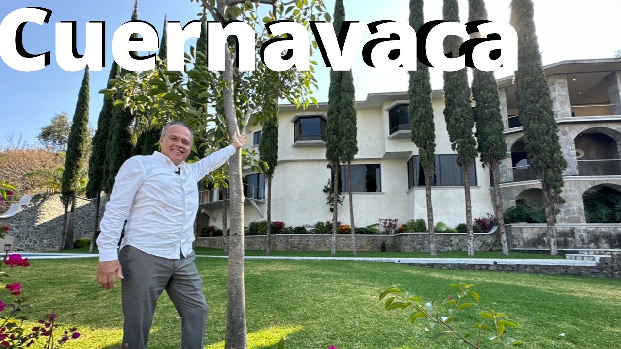📌 Vendo INCREÍBLE MANSION con acabados de lujo en Cuernavaca ,Morelos🏡