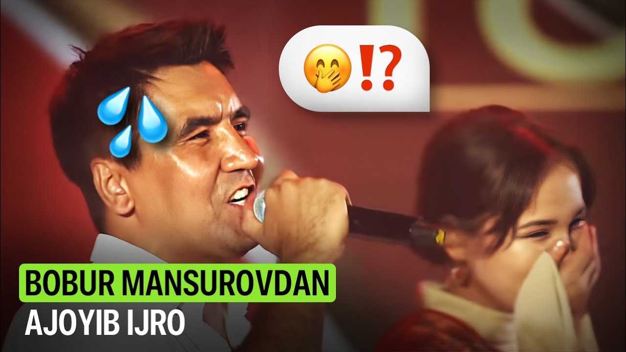 Top Music - Bobur Mansurov Karaokeda jonli kuyladi