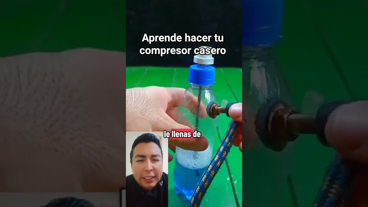 aprende hacer tu compresor casero #alba&ntilde;iler&iacute;a #innovaci&oacute;n #compresor