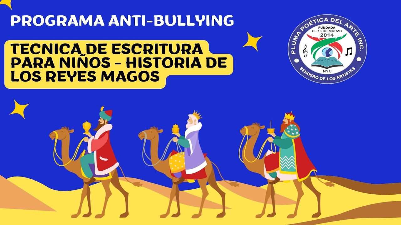 Tutorial de escritura para niños  - Historia de los reyes magos!