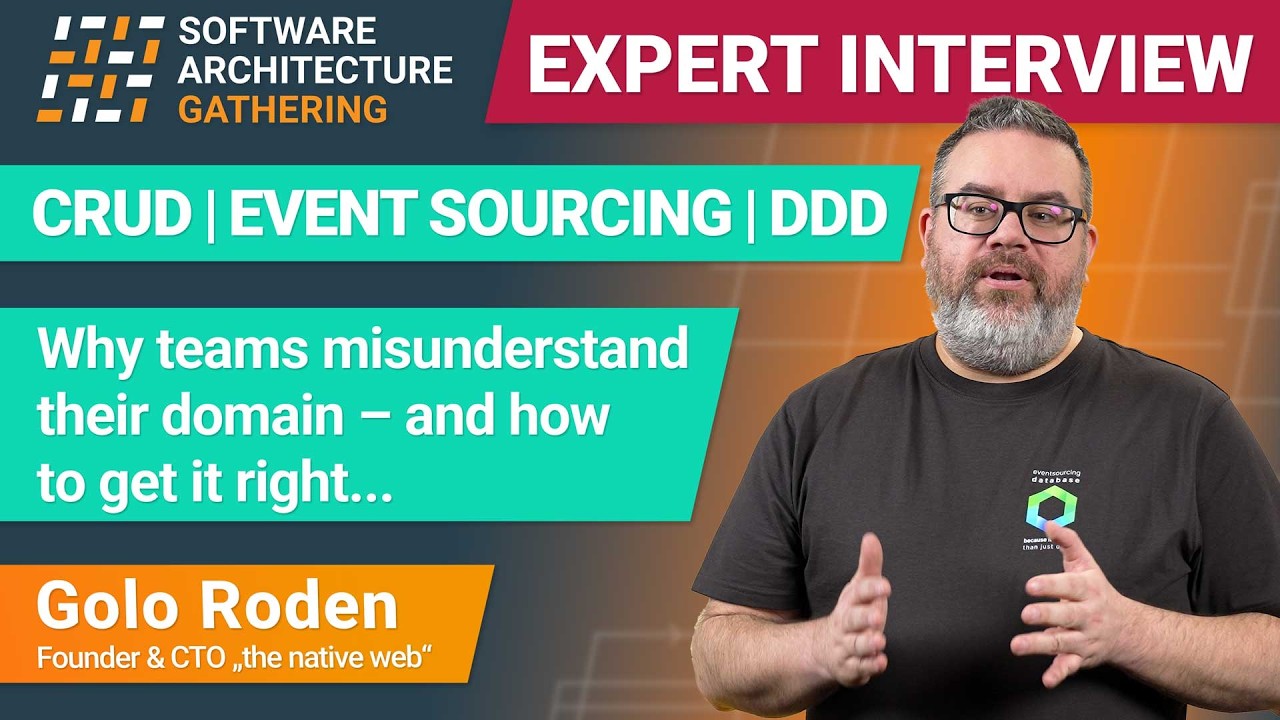 CRUD, Event Sourcing & DDD &ndash; Why Teams Misunderstand Their Domain | Golo Roden | SAG 2025