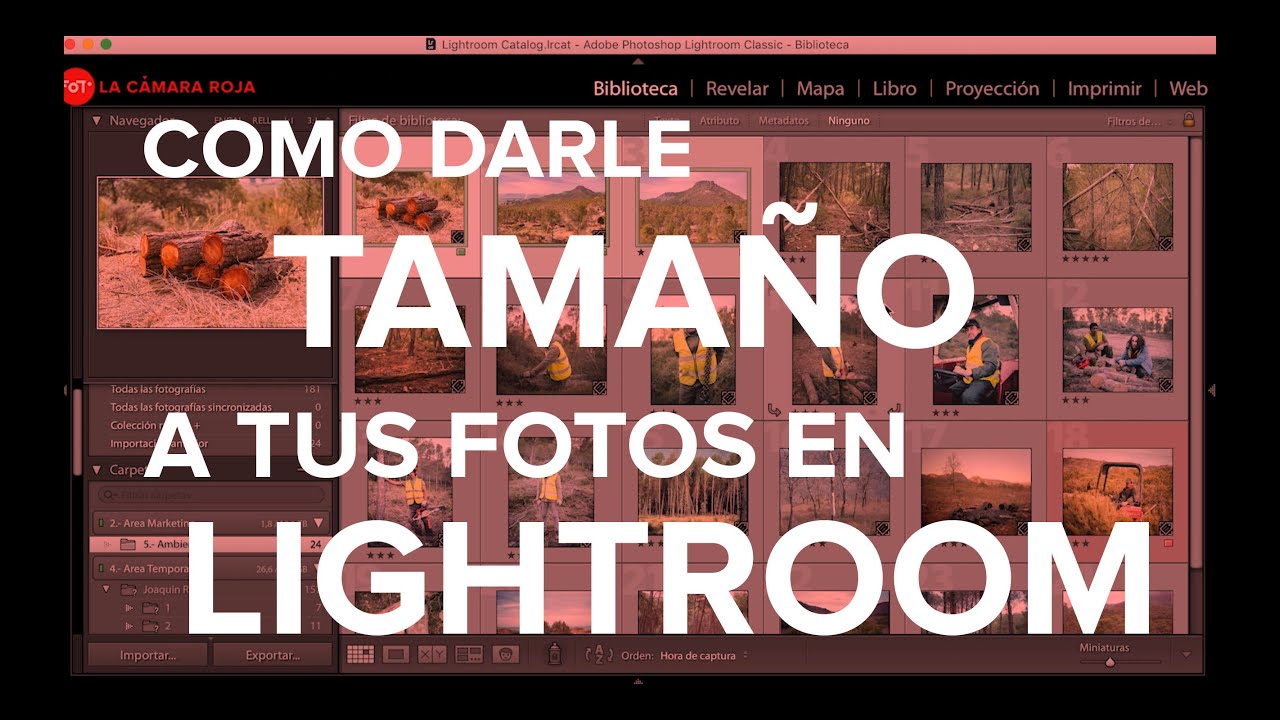 Curso de Lightroom 2023 // Como darle tamaño a tus fotos en Lightroom.