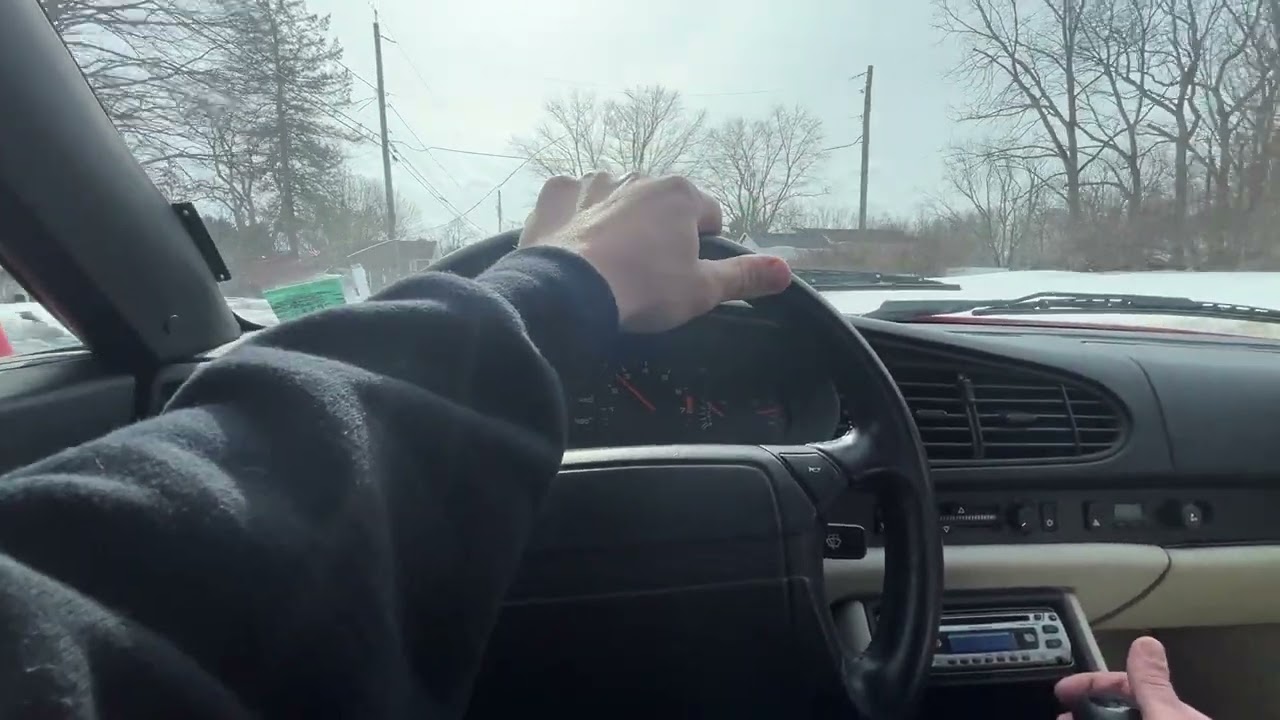 1990 Porsche 944 S2 Cabriolet Driving Video
