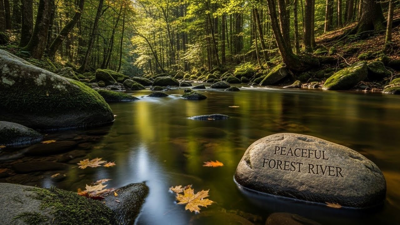 Flowing River Ambience 🌊 Peaceful Sound for Meditation, Focus, and Deep Relaxation #54