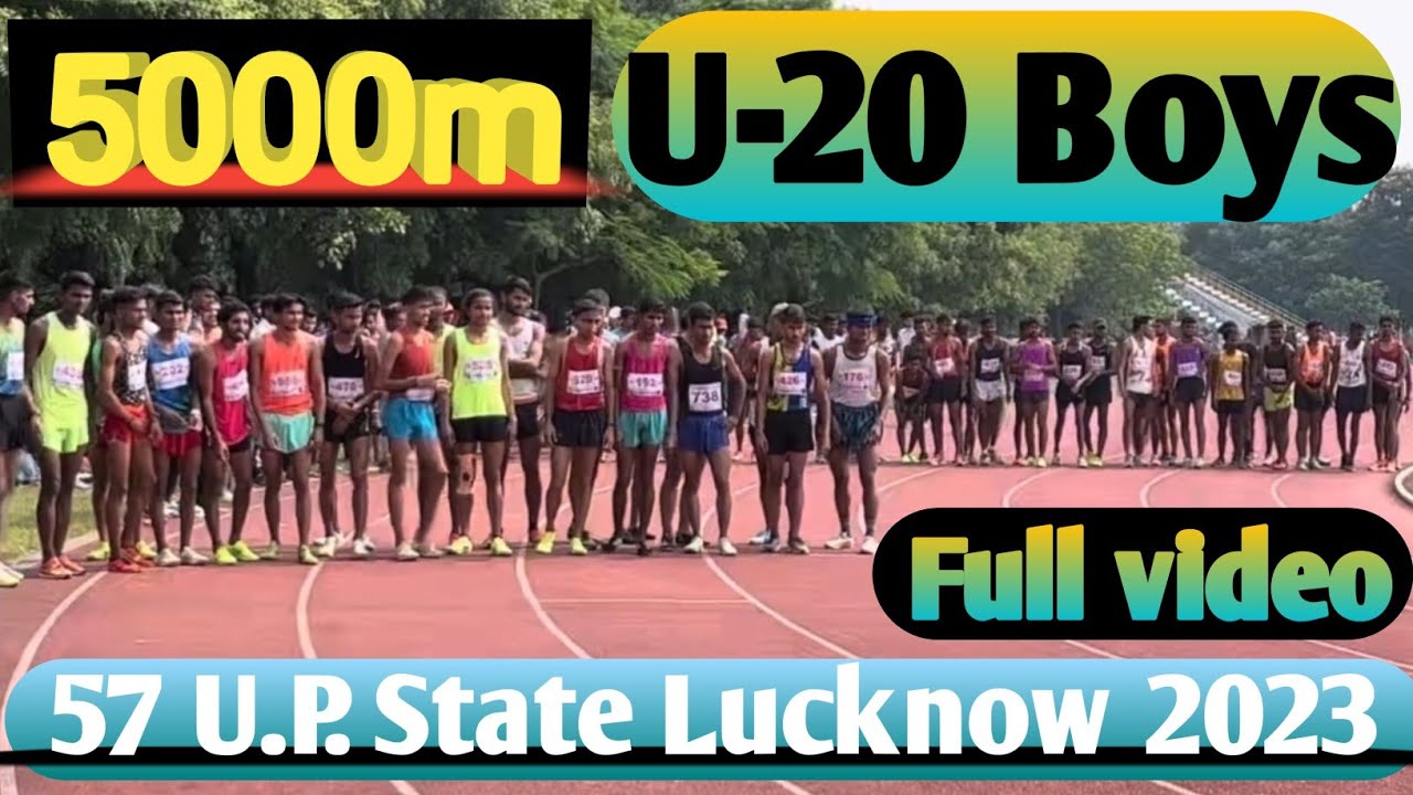 57 U.P. State Lucknow 2023❗U-20 Boys 5000m❗#dheerajyadav400m #up #state #lucknow #2023 #video #army