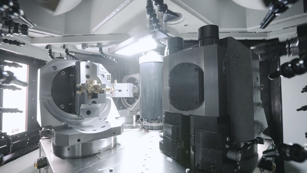 PortaCenter 250 - 0-90 Indexing Fixture - Five Face Machining