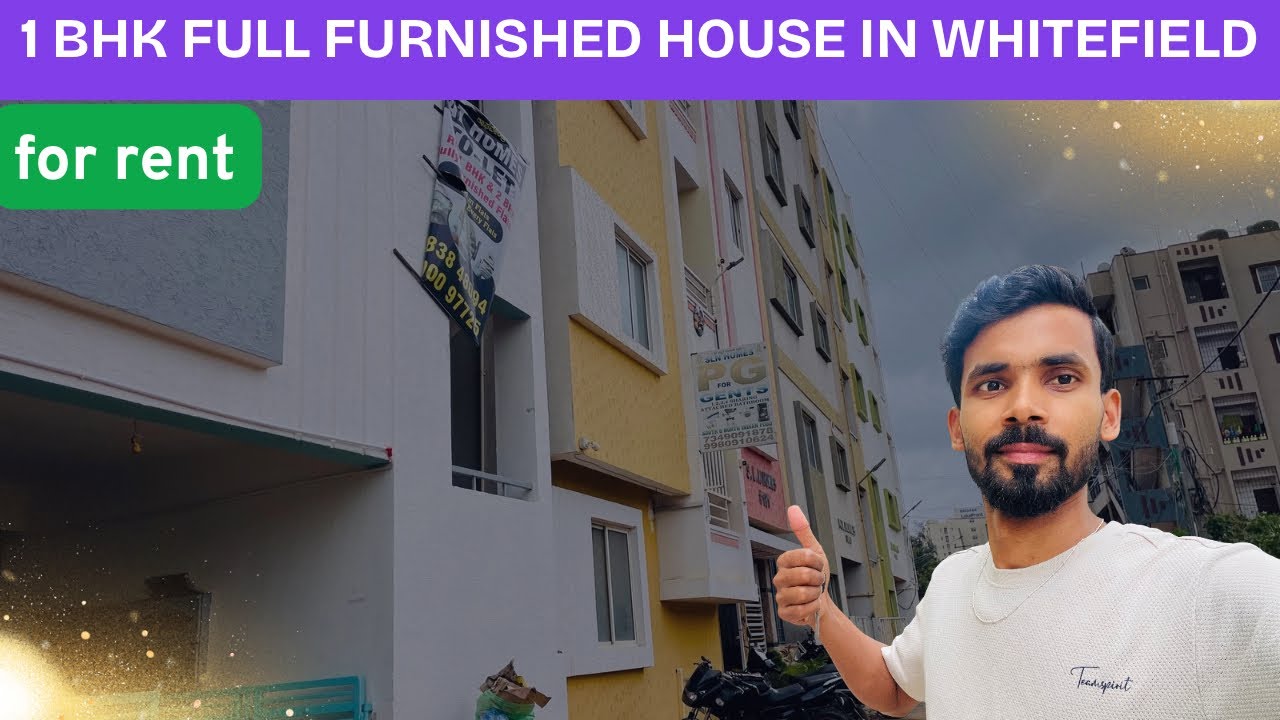 1 BHK Full Furnished House in Whitefield Bangalore || Rent || Deposit || @Bakaiiti