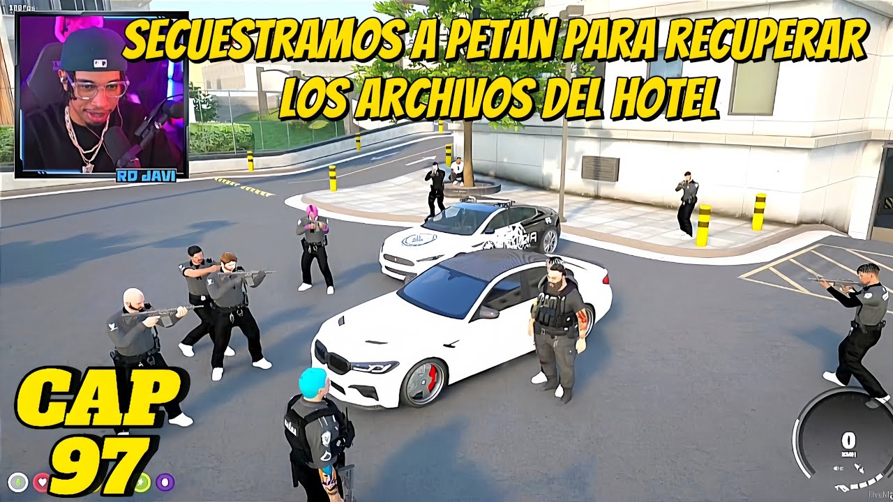 RDjavi: Secuestramos A Petan Para Recuperar Los Archivos Del Hotel Y Arrestan A Damián | GTA RP