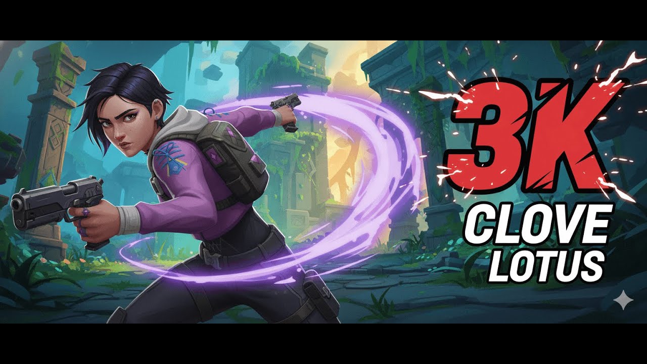 Clean Clove CLUTCH to Save the Round | Valorant Lotus C Site Gameplay