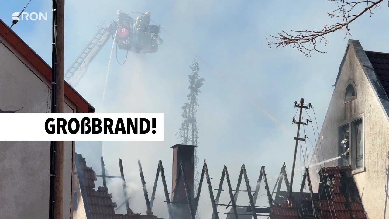 Fünf Häuser in Walldorf wurden Opfer der Flammen | RON TV
