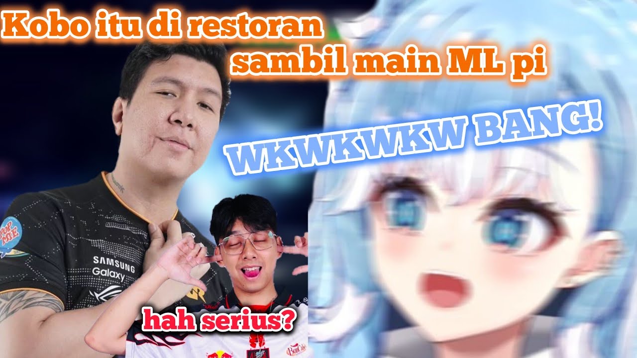 Bang Windah bongkar 𝘒𝘦𝘣𝘪𝘢𝘴𝘢𝘢𝘯 Kobo & Kobo yg saling ejek sama bang Upi [Hololive ID Clips]