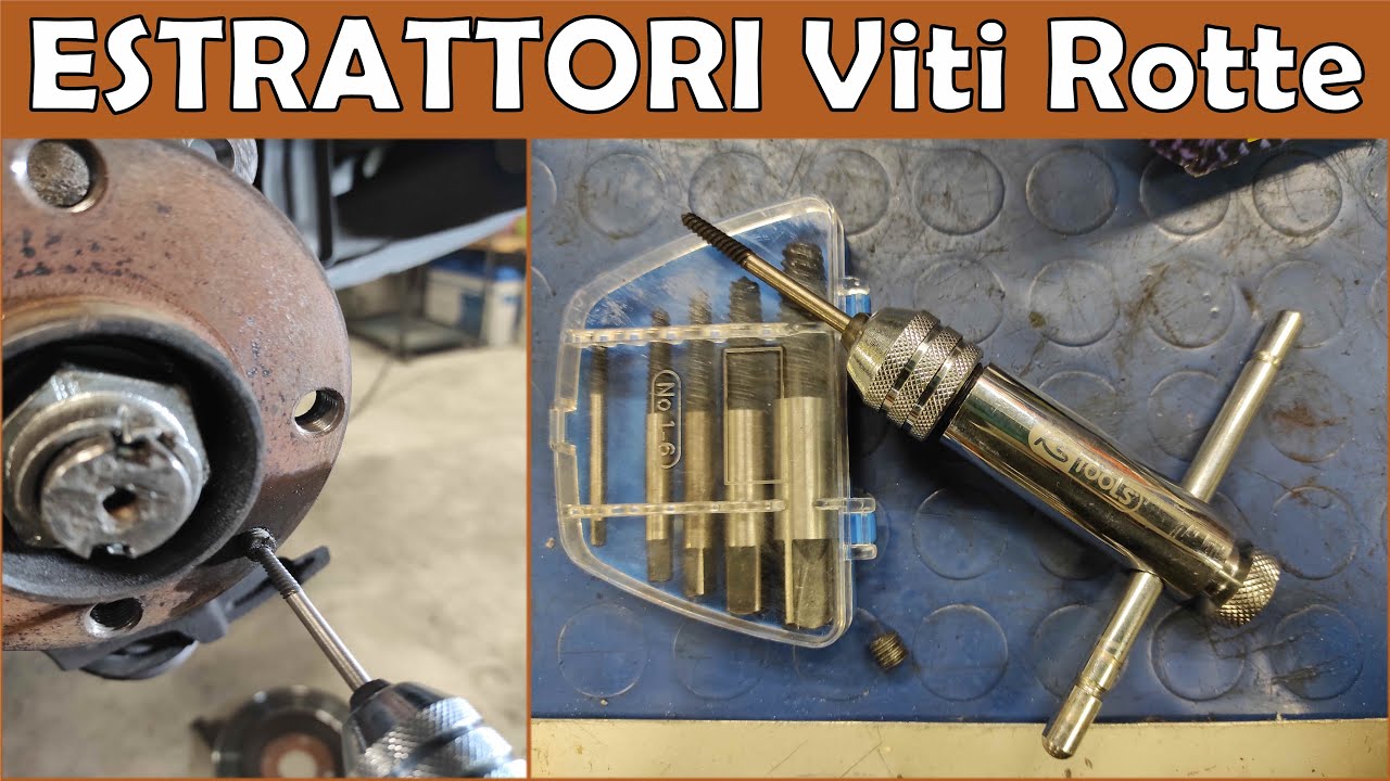 Metodo per Rimuovere BULLONE / VITE SPEZZATA: Utilizzo del set ESTRATTORI BGS