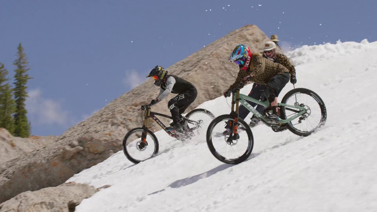 First Ever Mountain Bike Descent of Corbet's Couloir