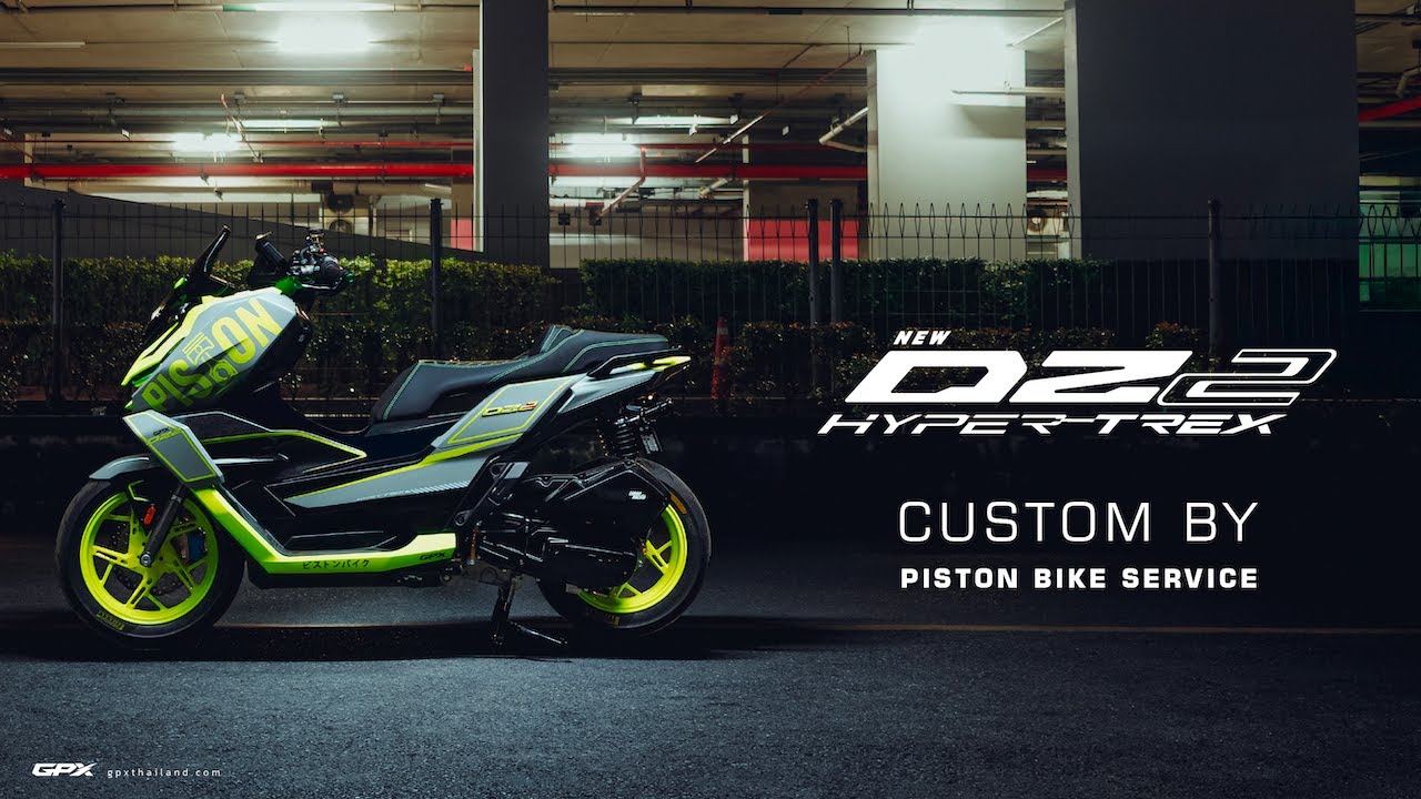 รถแต่ง New GPX DZ2 Custom by PISTON Bike Service  💚