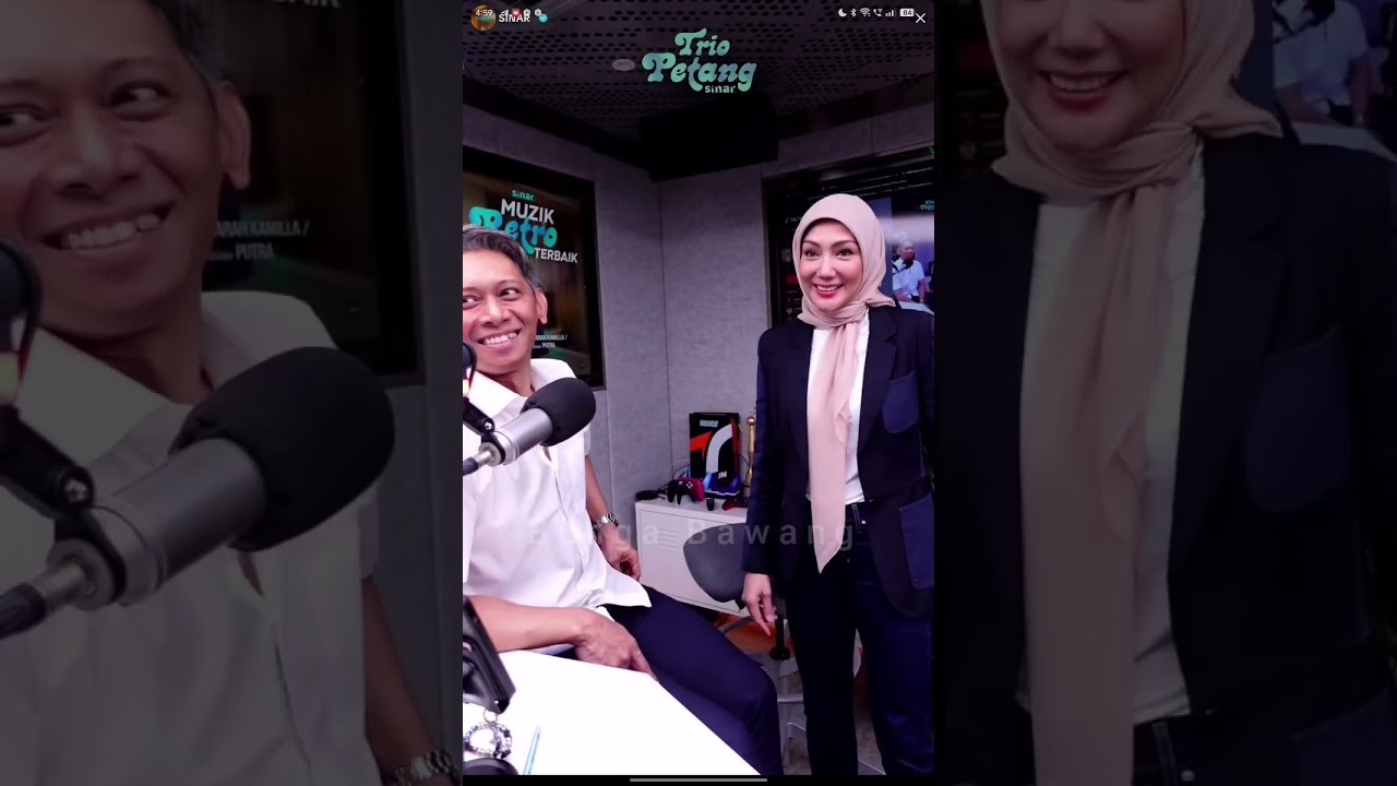 Gelagat Erra Fazira & Ezwan Zain di Sinar fm