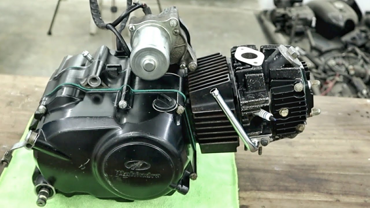 Motorcycle Engine Rebuild : ASMR Style : 100 CC
