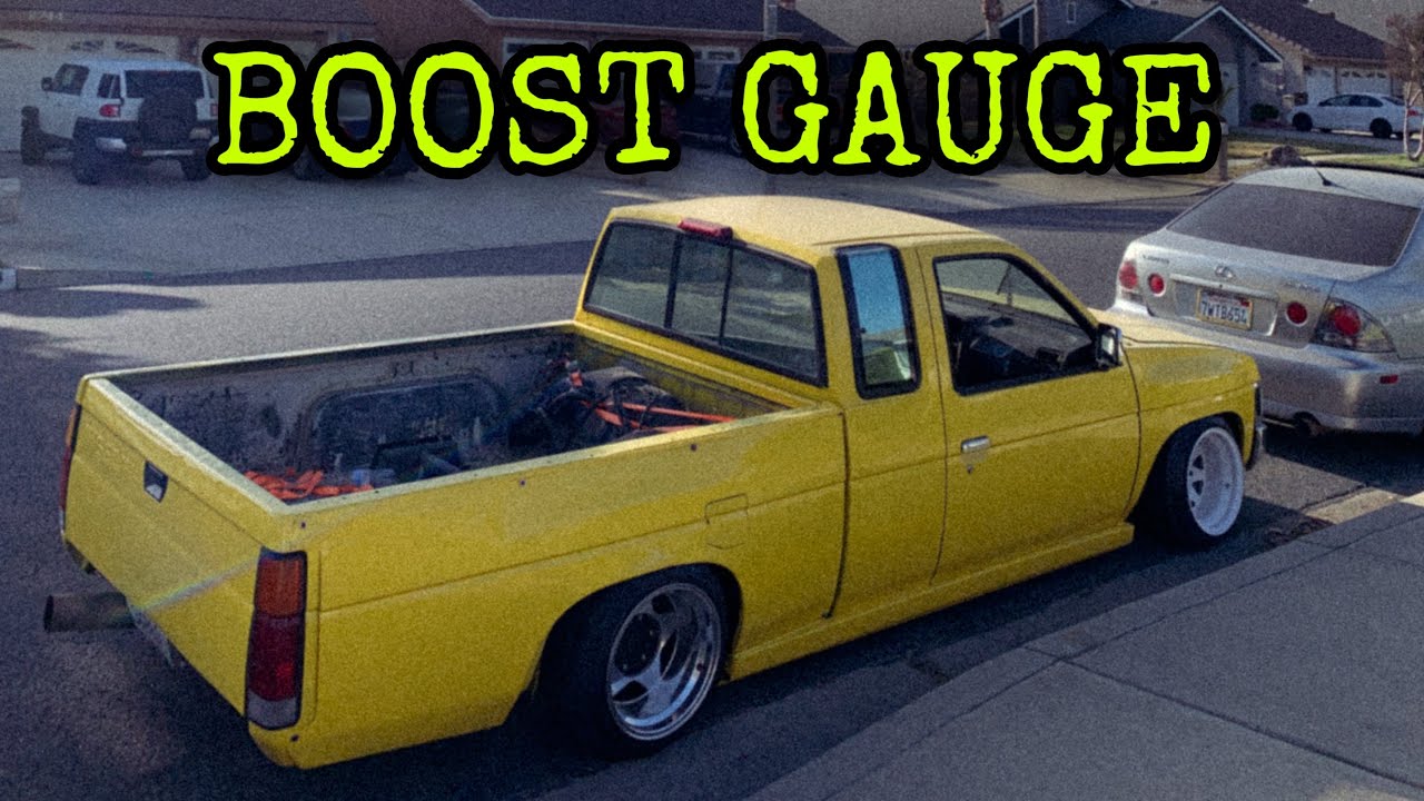 TURBO NISSAN D21 GET&rsquo;S A BOOST GAUGE