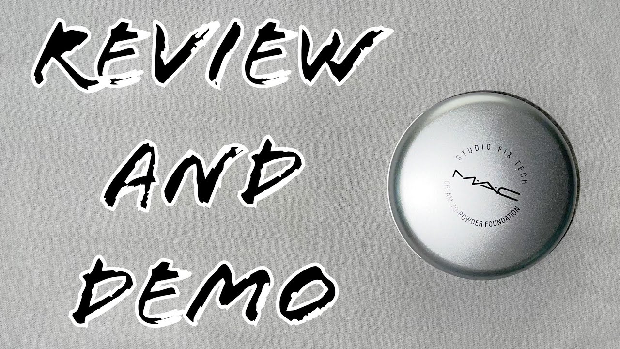 MAC COSMETICS STUDIO FIX TECH CREAM TO POWDER FOUNDATION | REVIEW AND DEMO