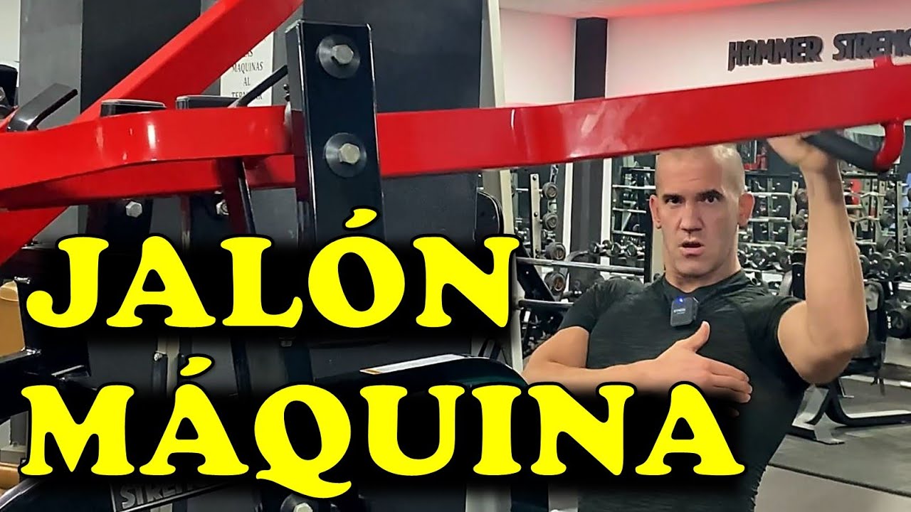 Jalón al Pecho en Máquina para Espalda - Vertical
