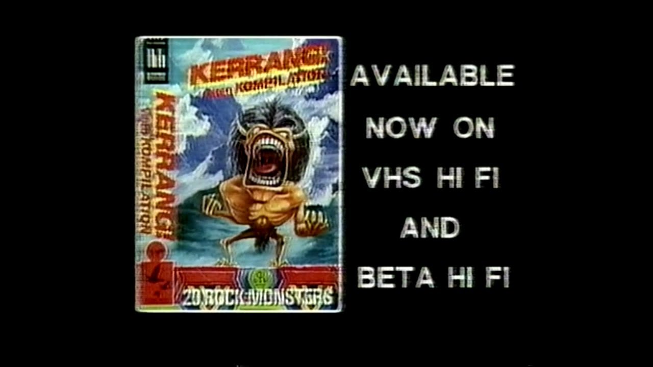 Kerrang! - Video Kompilation TV Advertisement 1990's
