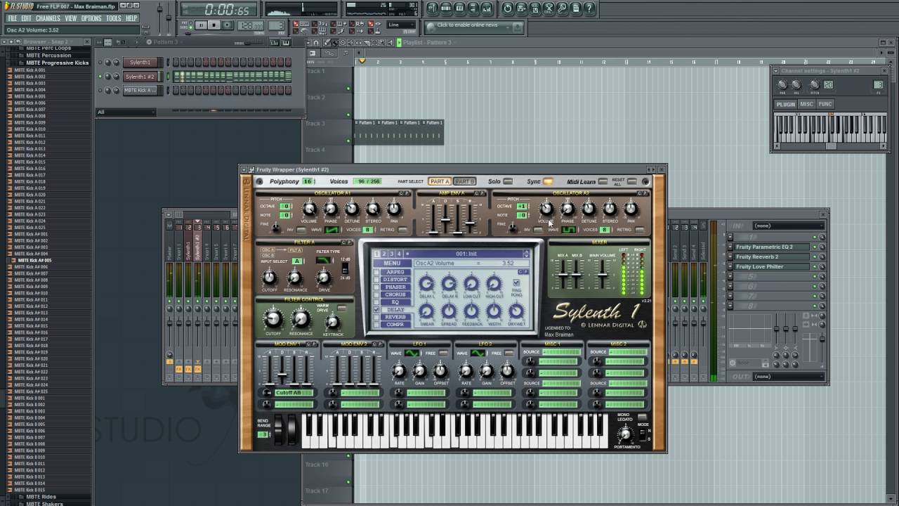 Free FLP 007 - Sylenth Progressive Trance Tutorial [DL in Description]