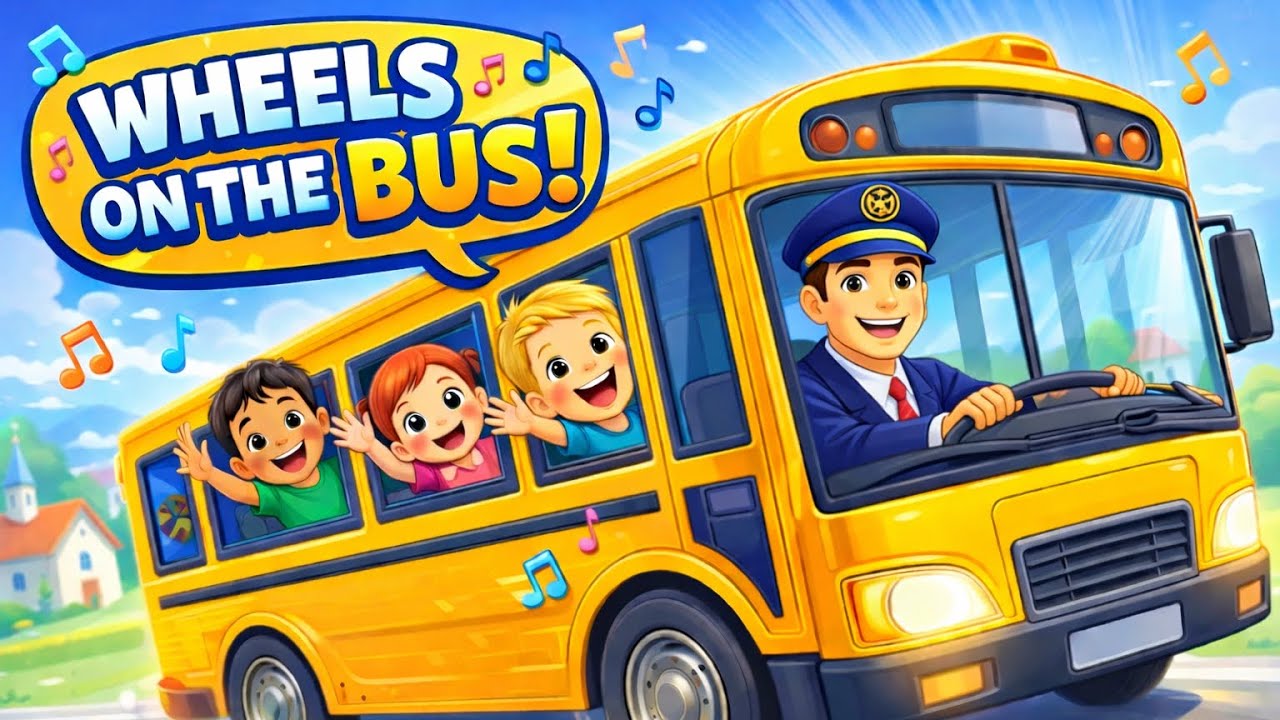 Wheels on the Bus | Low Stimulation | Song for Toddlers 