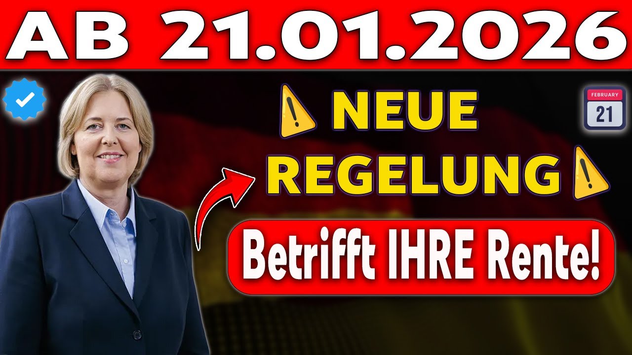📢 Wichtige Rentenänderung 2026! Neues Gesetz tritt im Januar in Kraft – Sind Sie betroffen?