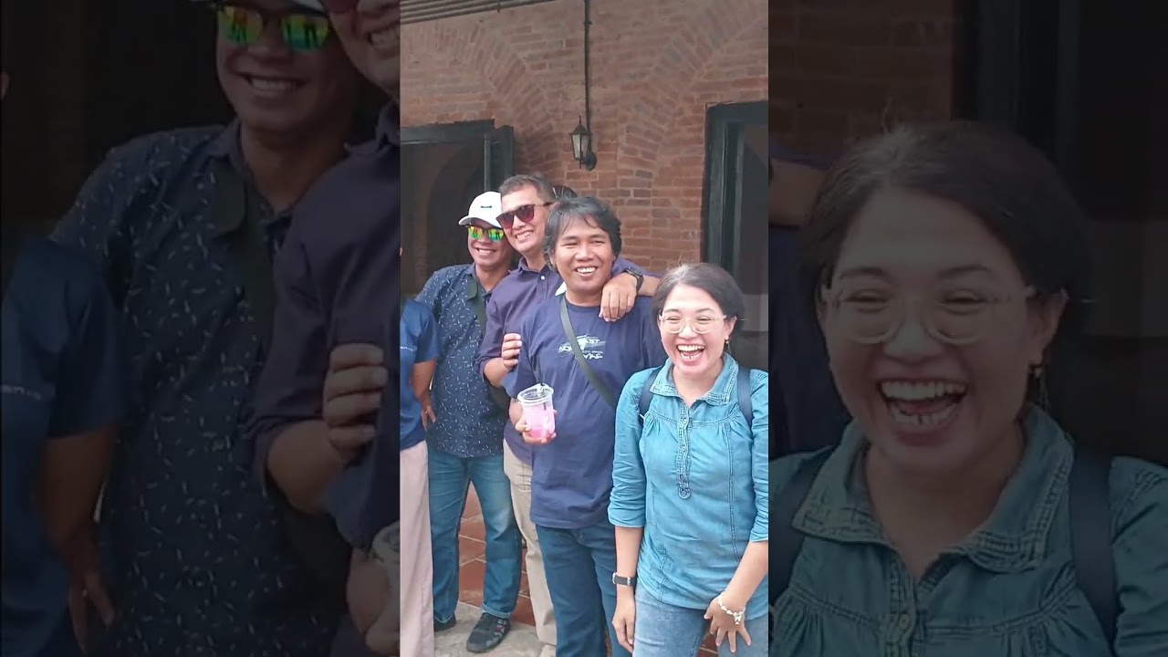 Kawan2 tuli jalan2 sambil bersorak-soraki di dalam Wisata Benteng Velian Ambarawa.