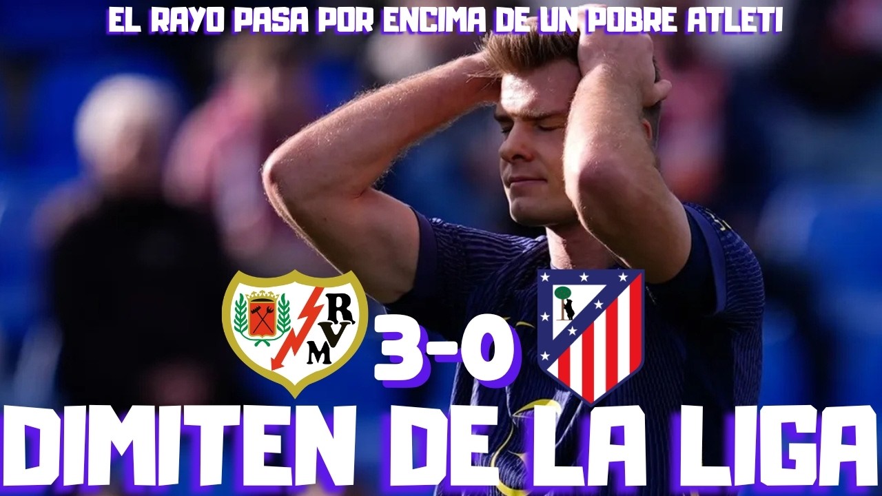 ¿HA TIRADO LA LIGA EL ATLETI? VAPULEADO POR UN ENORME RAYO. ¿QUÉ HA PASADO?