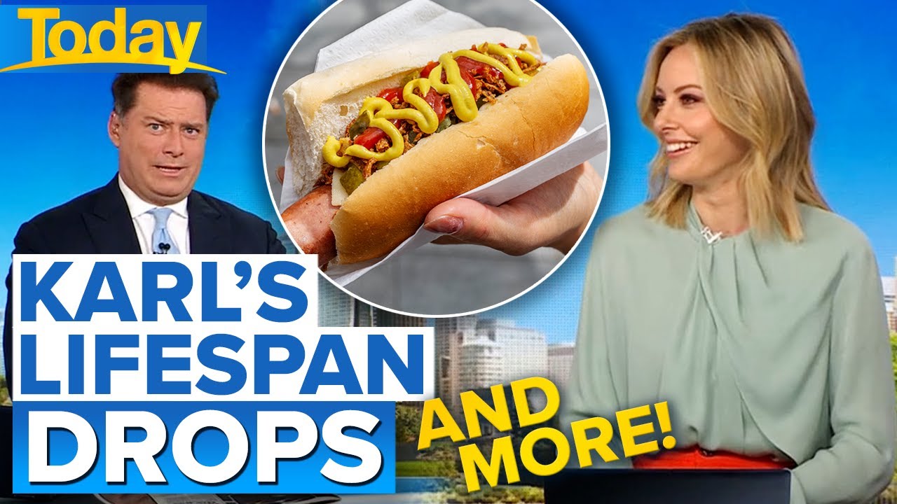 Karl's lifespan revealed after eating junk food all weekend | Today Show Australia