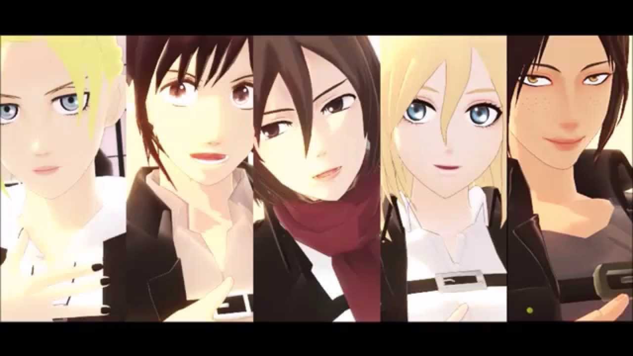 【進撃のMMD】 Carry Me Off 【104期女子】