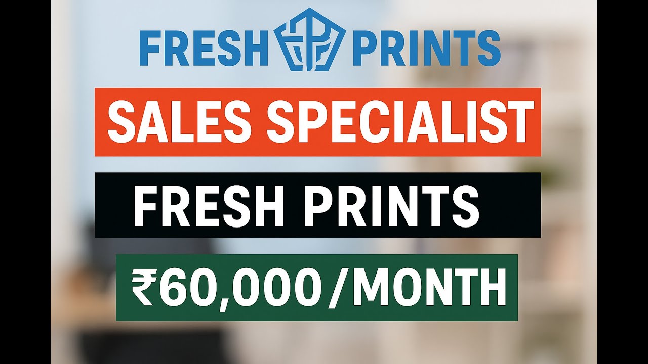 FreshPrints Hiring Sales Specialists | Work From Home