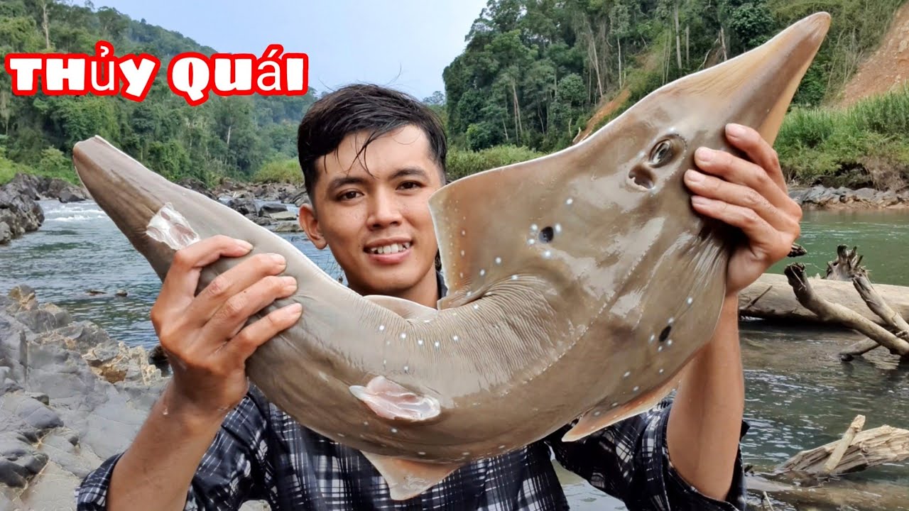 Thủy Quái Nướng Nguyên Con | Ăn Mừng 2 Triệu Sub | eat the whole giant fish