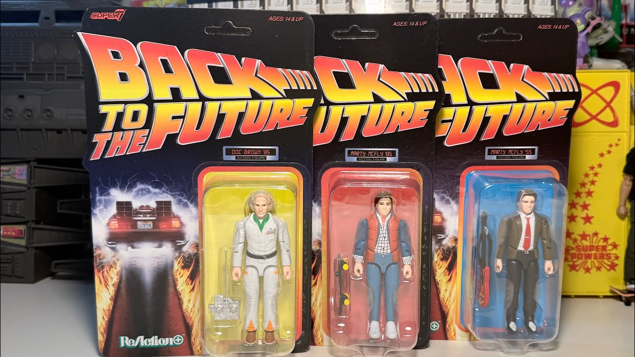 Фигурки Super7 Back To The Future ReAction+!!!