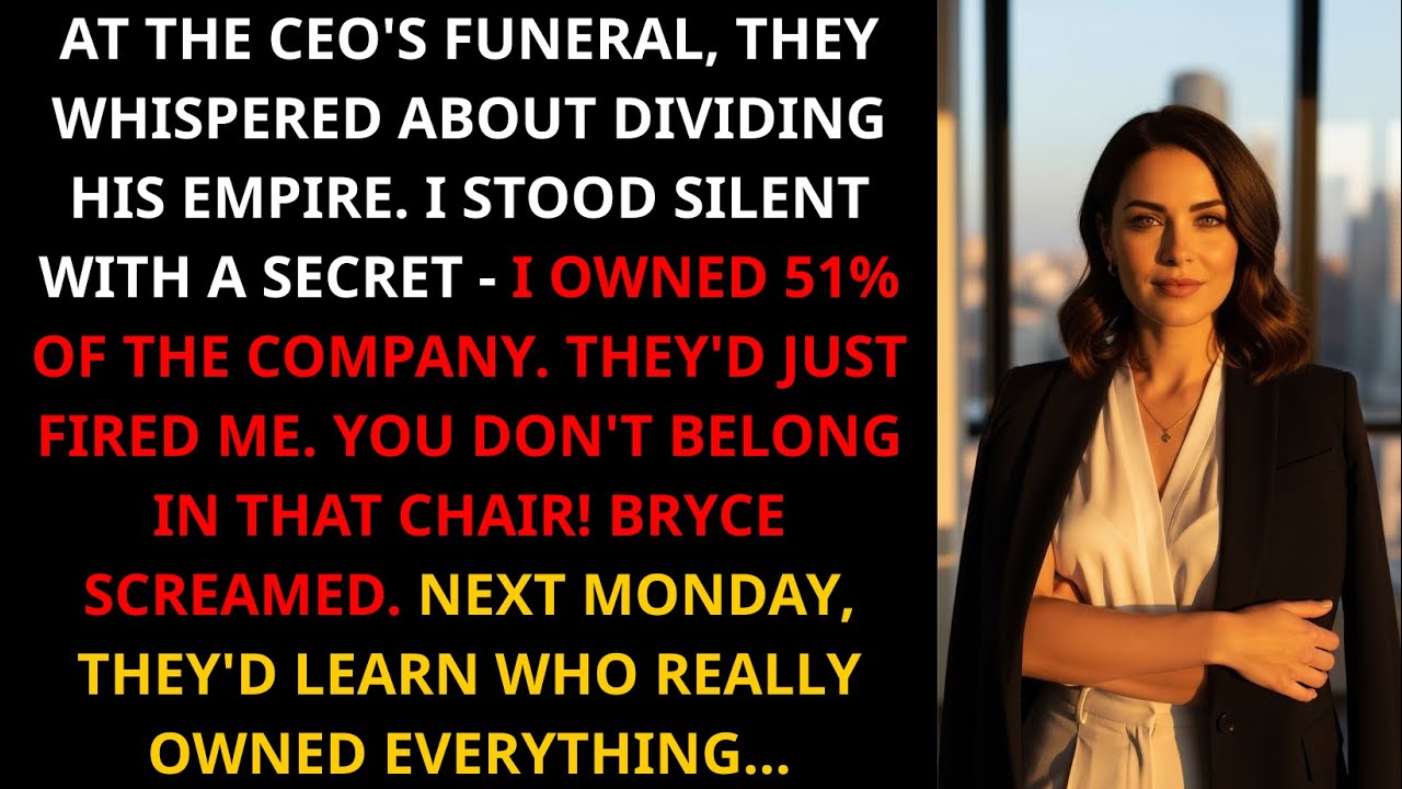 After The CEO's Funeral, I Didn't Bring Up The 51% Stake He Left Me, Next Board Meeting Would Be Fun