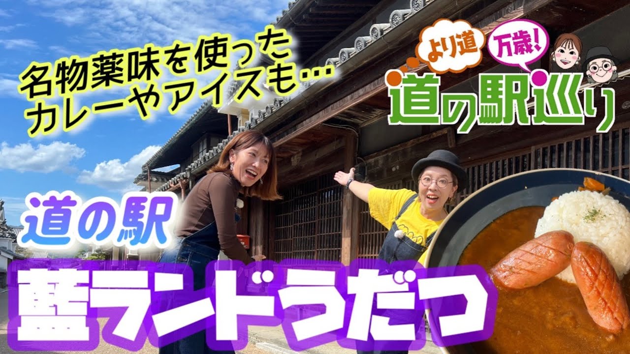 【ゴジカル！】より道万歳‼️道の駅巡り 道の駅藍ランドうだつ