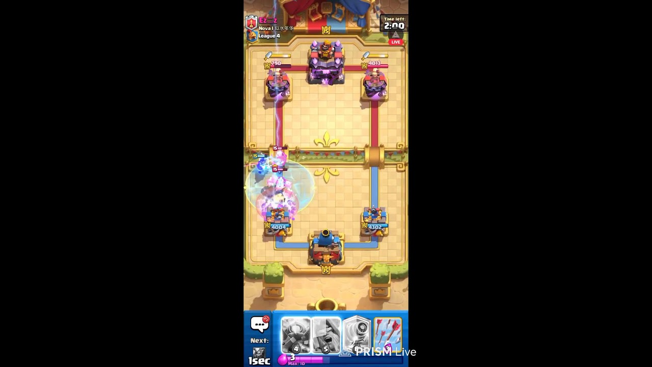 New Season UC + Chaos league Push🏆| F2P | Clash Royale live #clashroyalelive #gaming