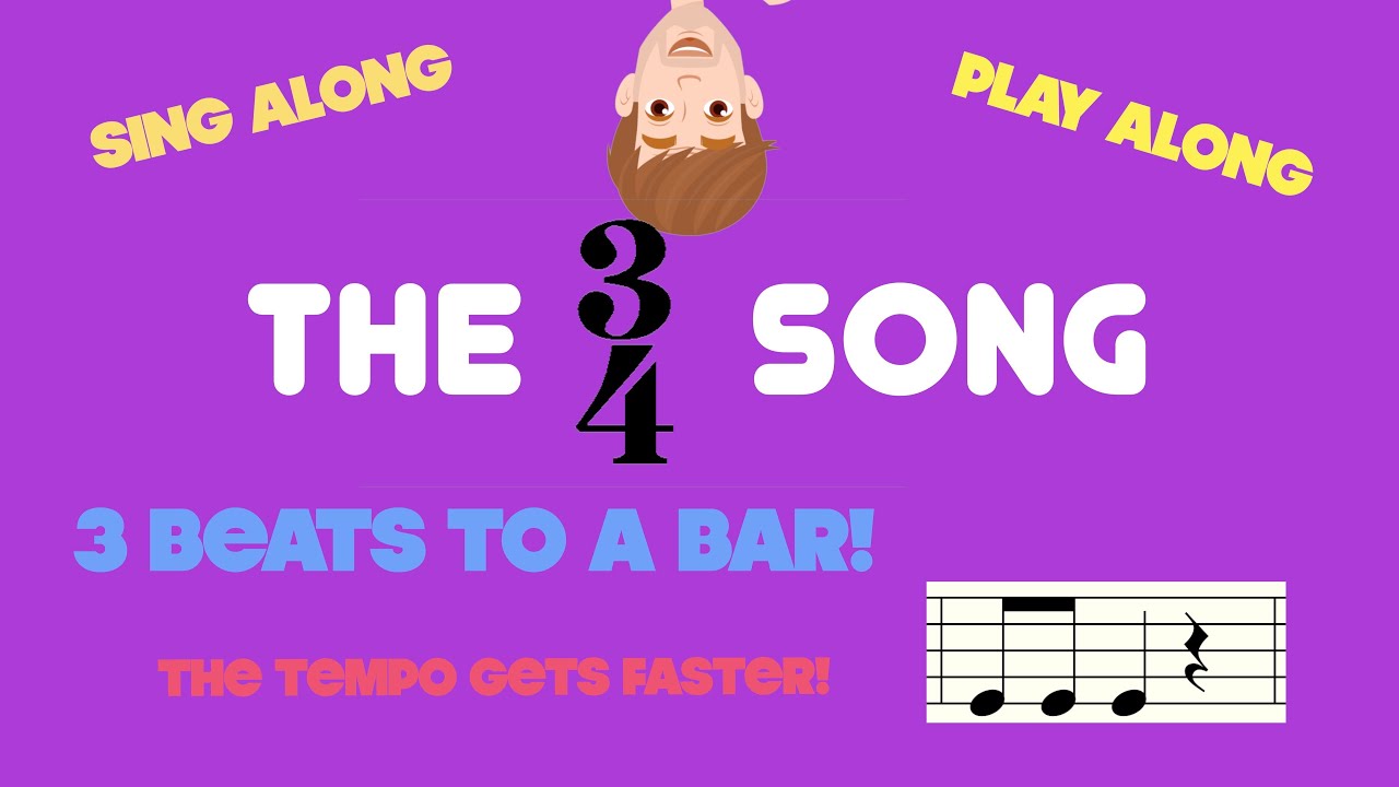 3/4 Rhythm Play Along (quarter notes and eighth notes)