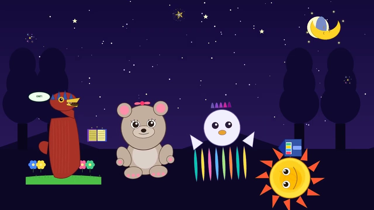 Sleepy Time: The Moonbeam River | Bedtime Story | Airbears Adventures