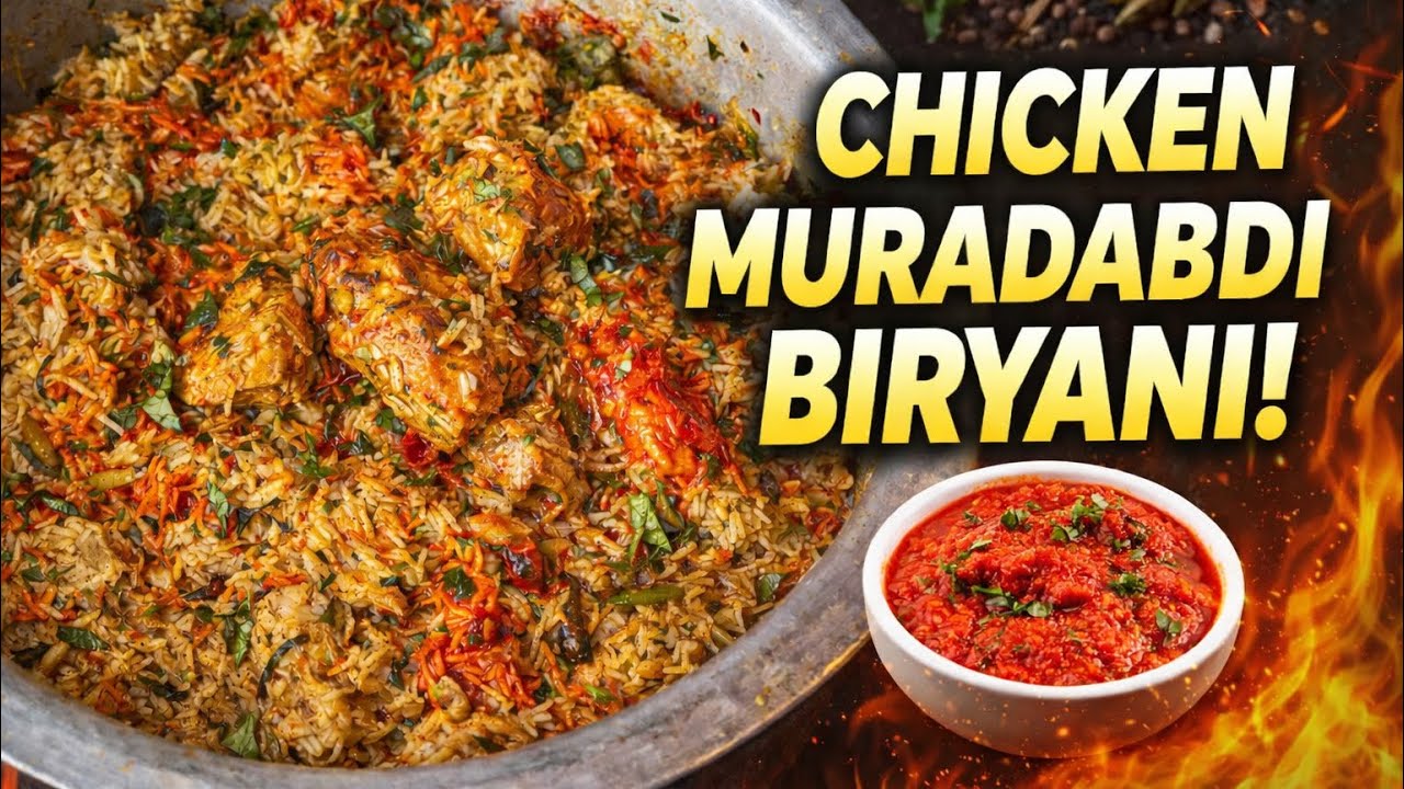 Muradabadi Chicken Biryani | Street Style Dum Biryani Recipe | Easy & Authentic