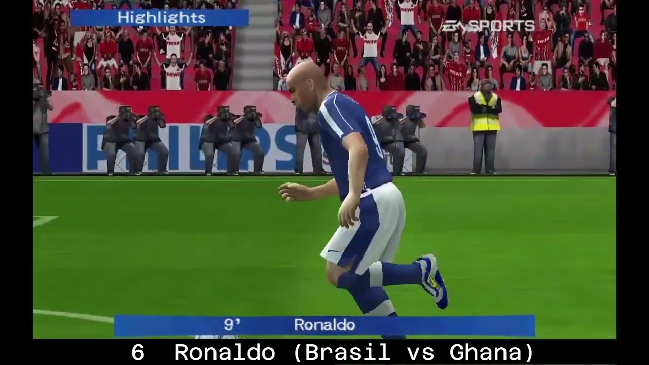 FIFA WORLD CUP 1998 | TOP 10 GOALS | PES 6
