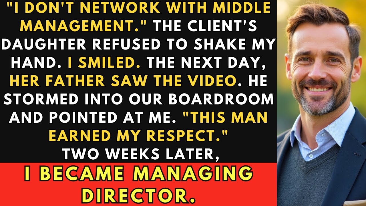 She Refused To Shake My Hand. Two Weeks Later, I Was Her Boss. | Office Revenge