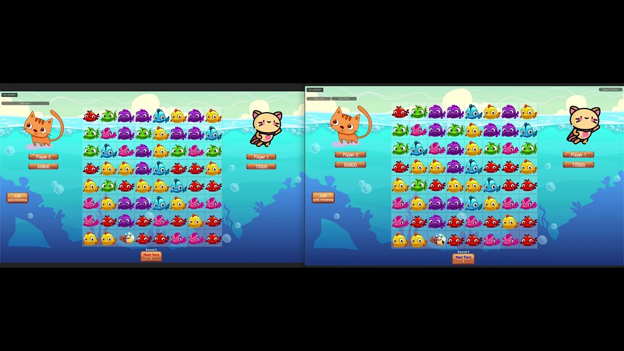 Match 3 Multiplayer Game Demo - Turn-Based Fun in Unity!