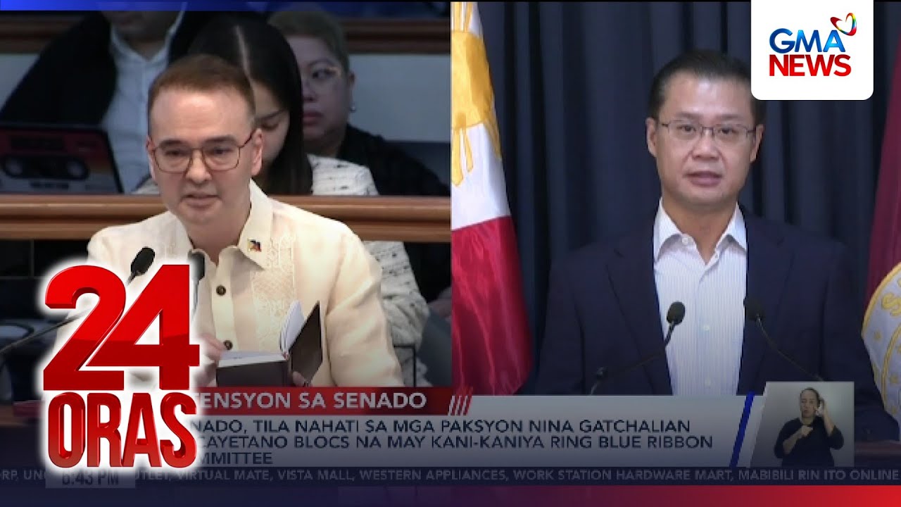2 Senate factions clash over Blue Ribbon leadership | 24 Oras
