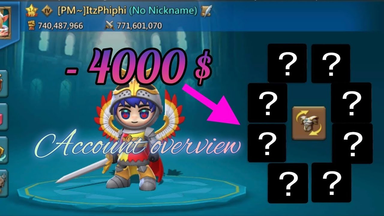 Becoming a rally leader on a budget ? Mini lead account overview at 4000$ spent | Lords mobile