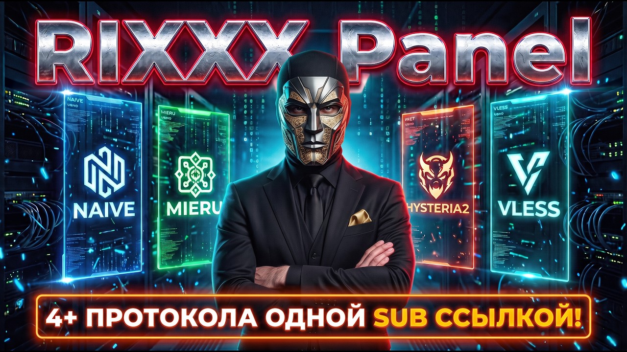 VPN будущего ОДНОЙ кнопкой (Naive + Mieru + Hysteria 2 + Vless x 