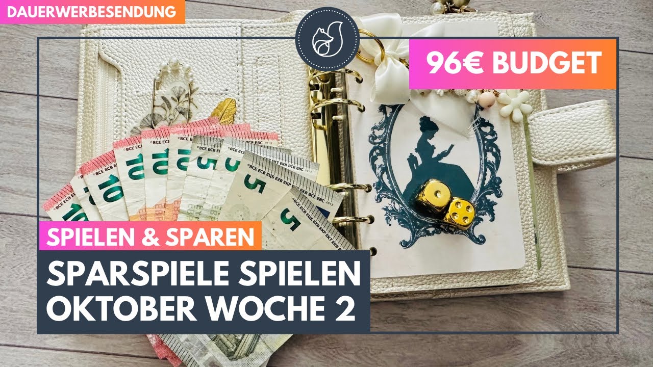 96€ Budget Oktober 🎃 Woche 2 Sparen für ZuHause, Urlaub, Thankyou & Notgroschen #budgeting #sparen 