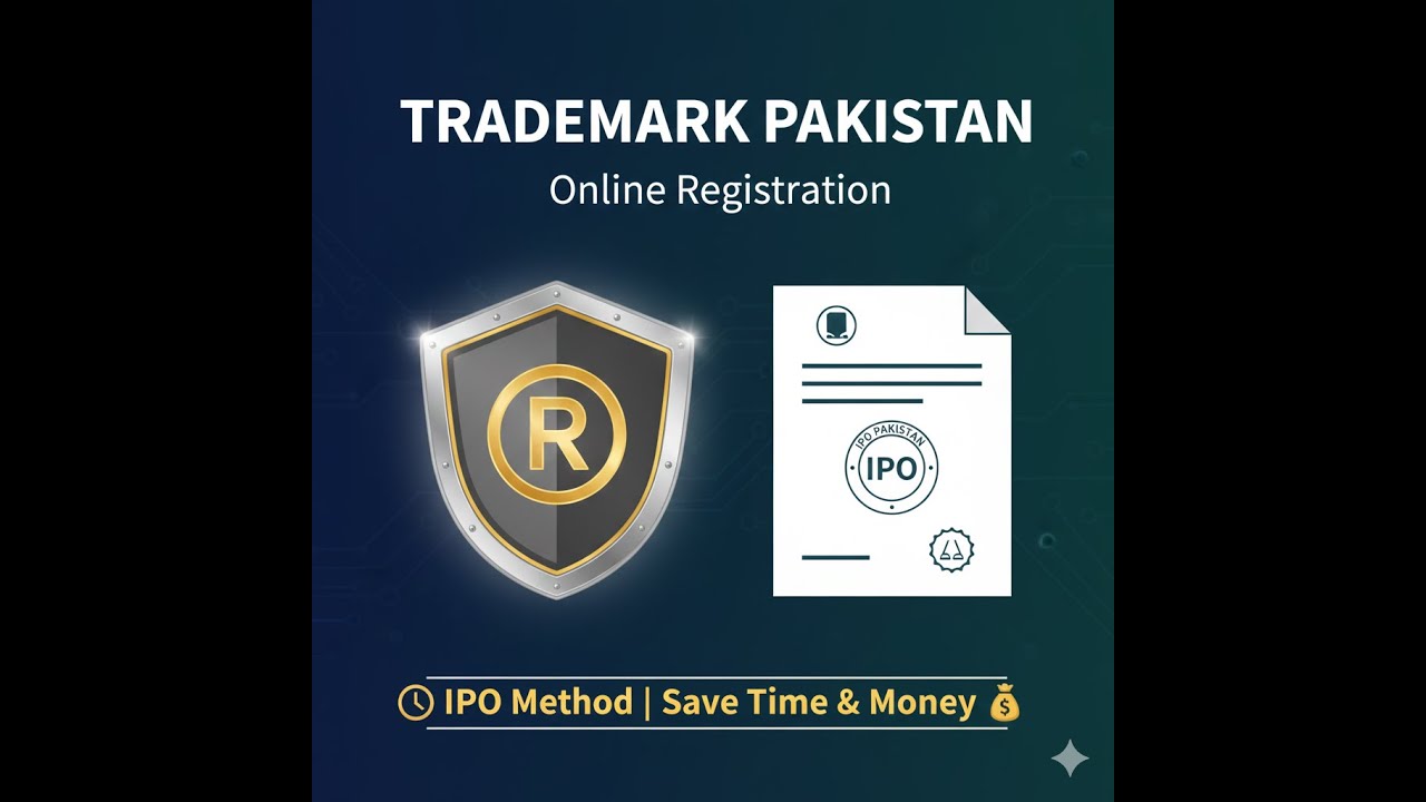 How to register Trademark in Pakistan | Online Trademark Registration in Pakistan | Trademark | IPO