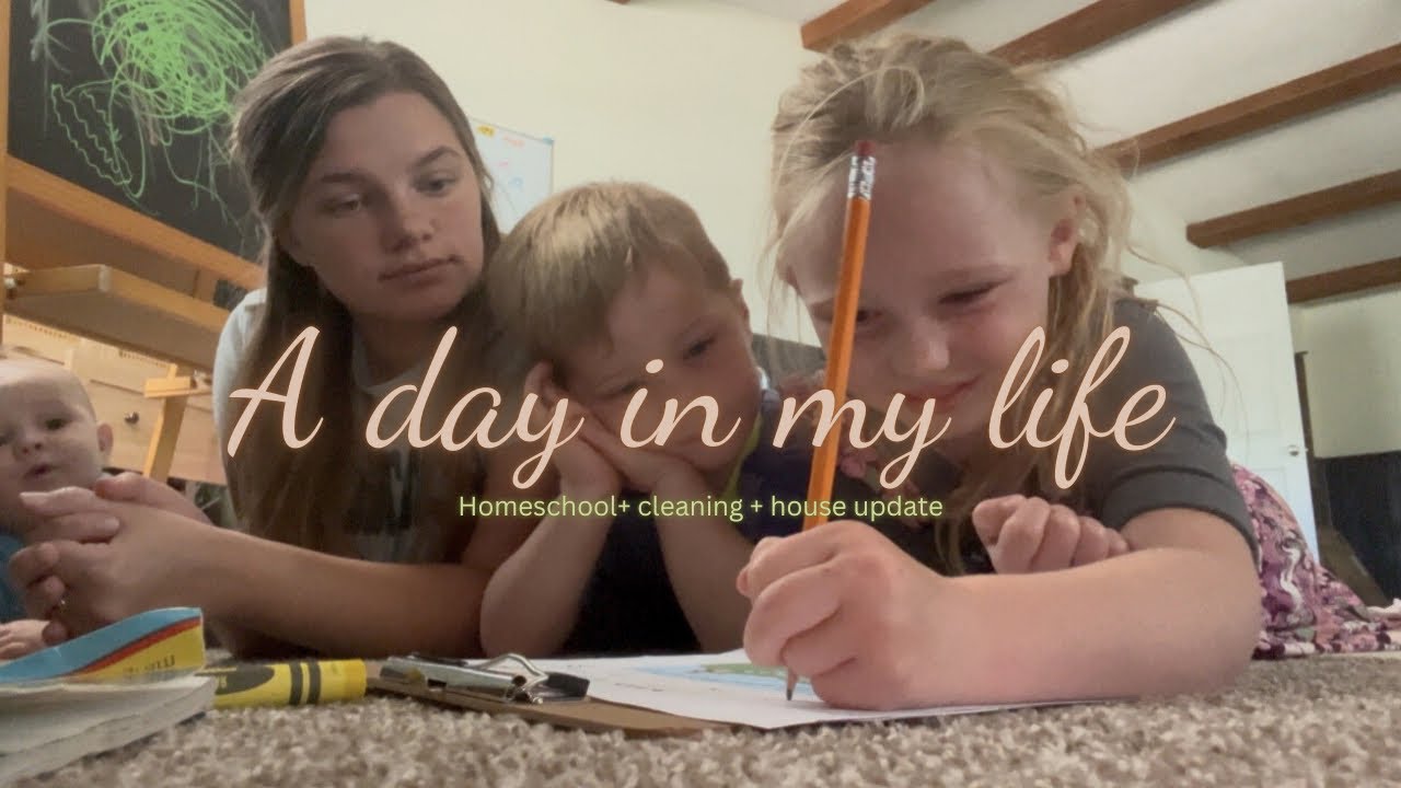 DAY IN MY LIFE | HOMESCHOOL | NEW HOUSE UPDATE #ditl  #sahm #homeschoolmama 